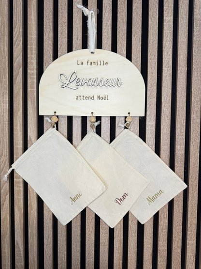 Calendrier de l’avent réutilisable personnalisé