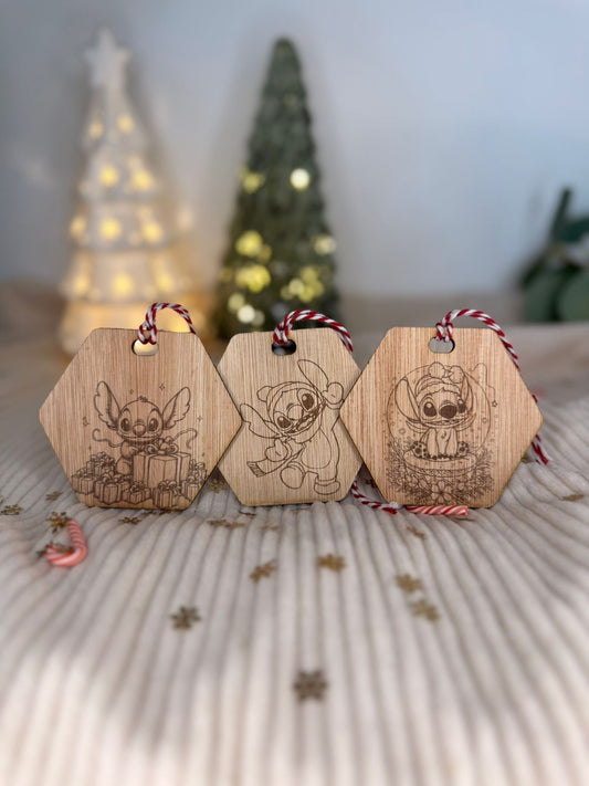 Boule de Noël " Stitch " personnalisable