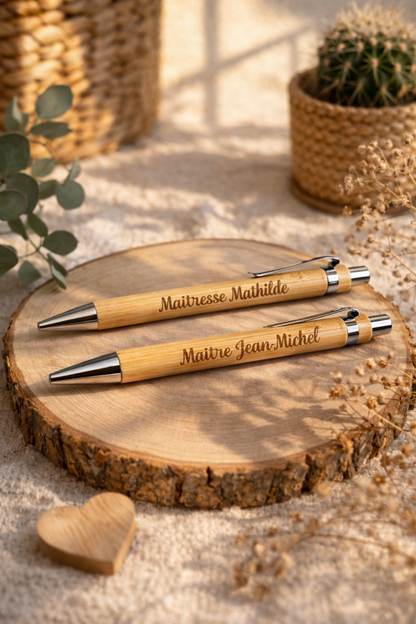 Stylo en bois personnalisé