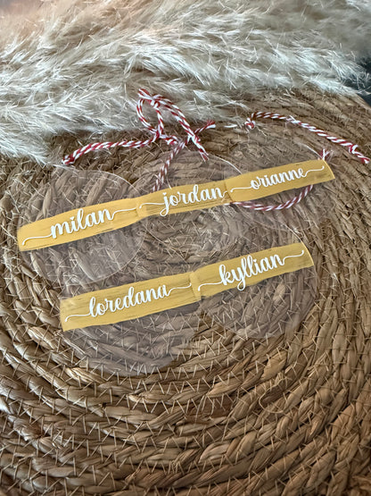 Boule de Noël Personnalisée en Plexiglass