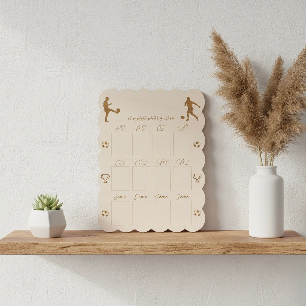 Panneau photos de classe personnalisé