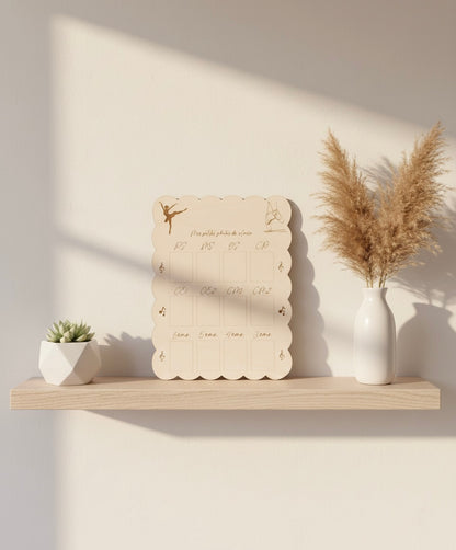 Panneau photos de classe personnalisé