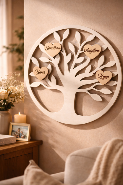 Arbre deArbre de vie personnalisé en bois vie personnalisé en bois