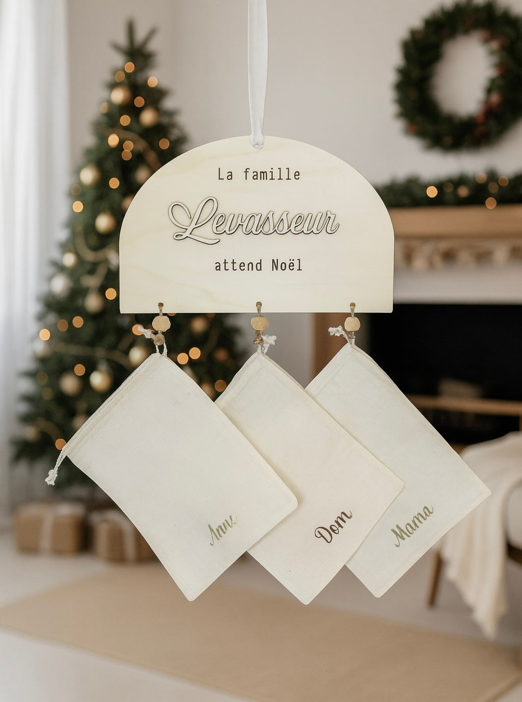 Calendrier de l’avent réutilisable personnalisé