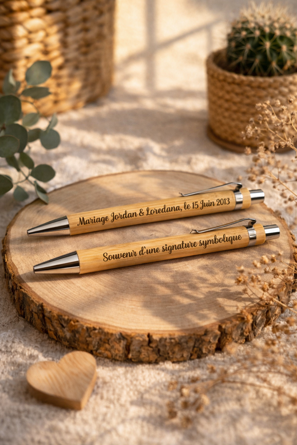 Stylo en bois personnalisé
