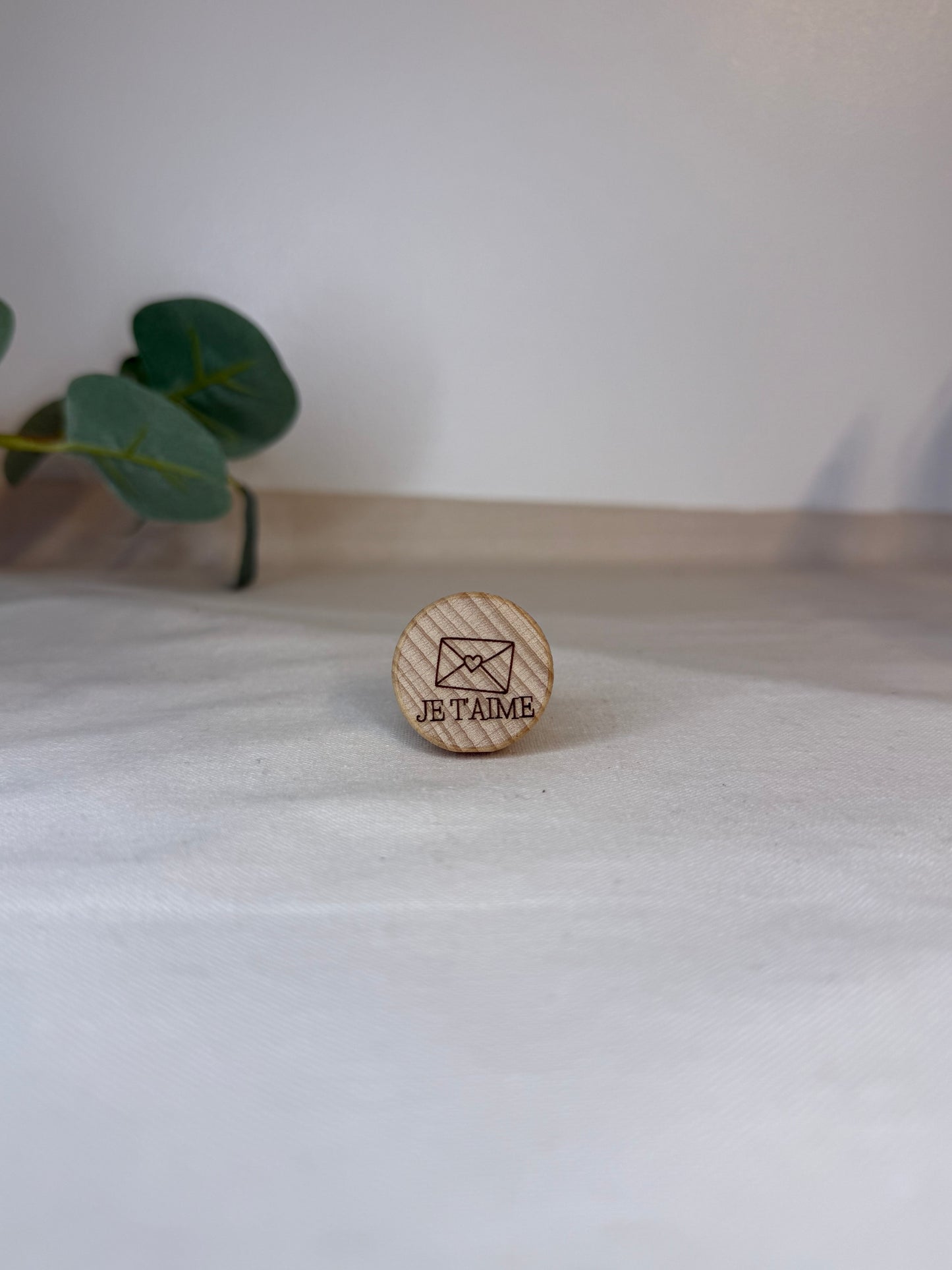 Bouchon de bouteille de vin réutilisable version Saint Valentin