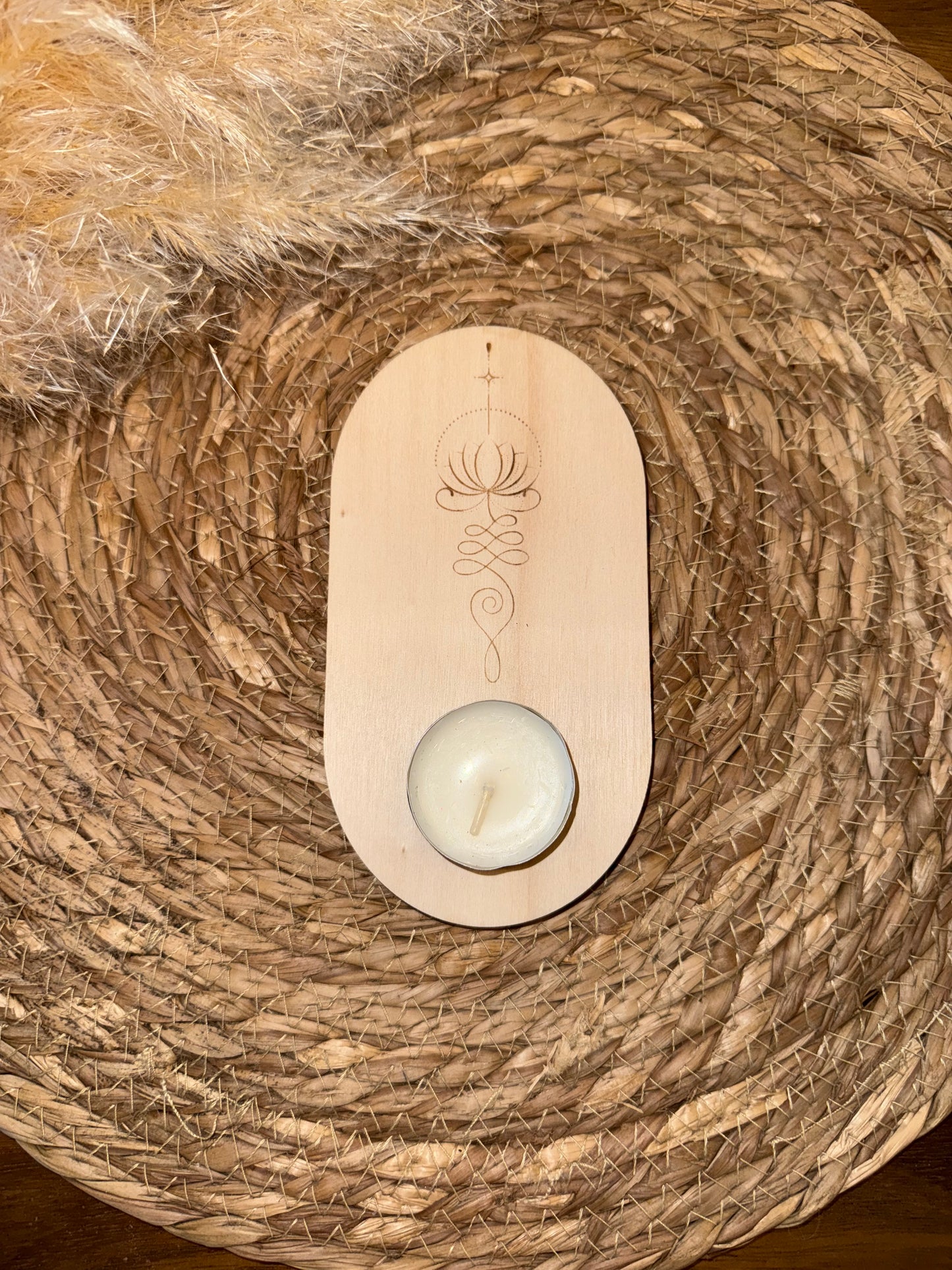 Bougeoirs en bois