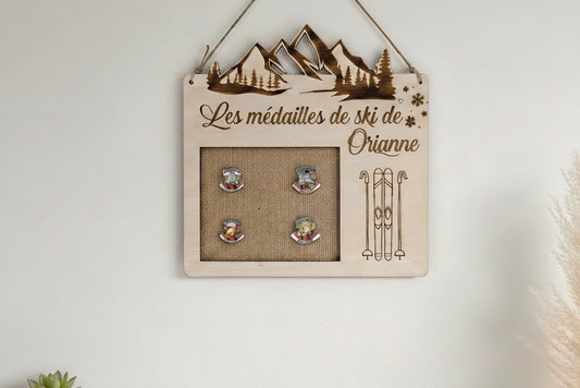 Support médaille de ski