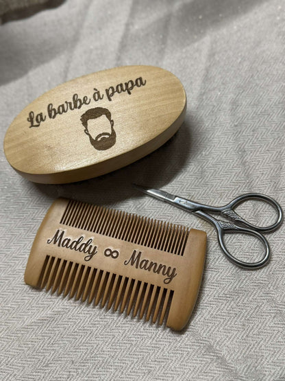 Coffret soin de la barbe personnalisé