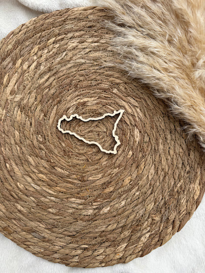 Décoration Murale Minimaliste en Bois – Pays