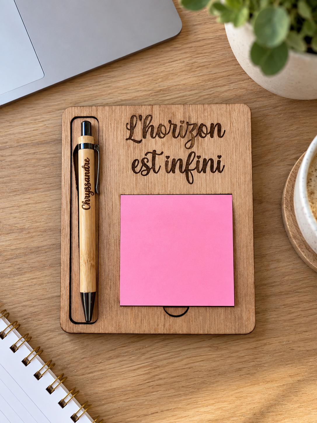 Bloc note avec stylo personnalisé 
