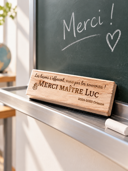 Bosse personnalisée pour professeur