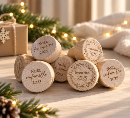 Bouchon de bouteille de vin personnalisé