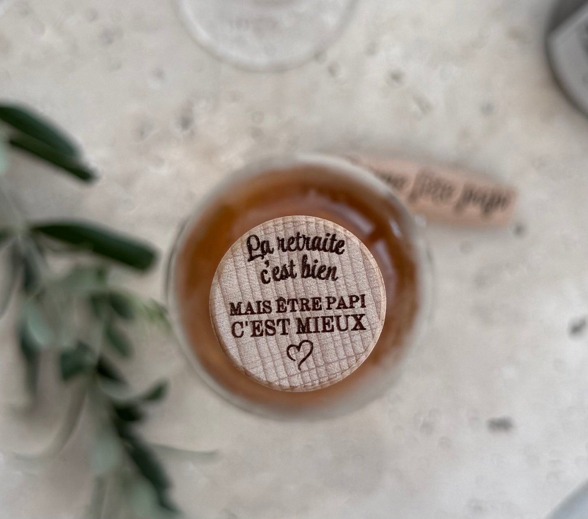 Bouchon de vin personnalisé