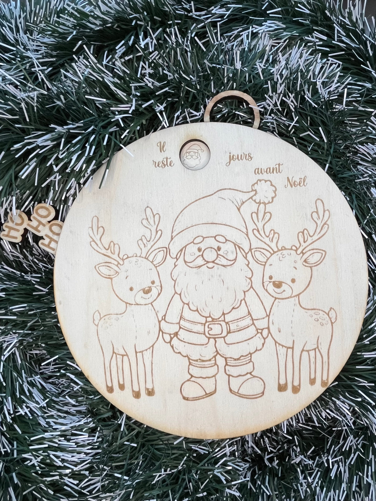 boule de noel calendrier personnalisee
