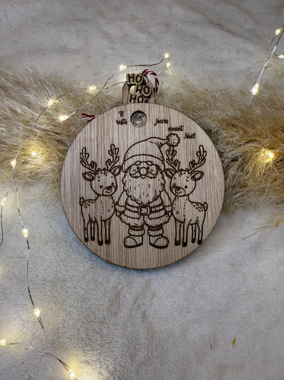 boule de noel calendrier personnalisee