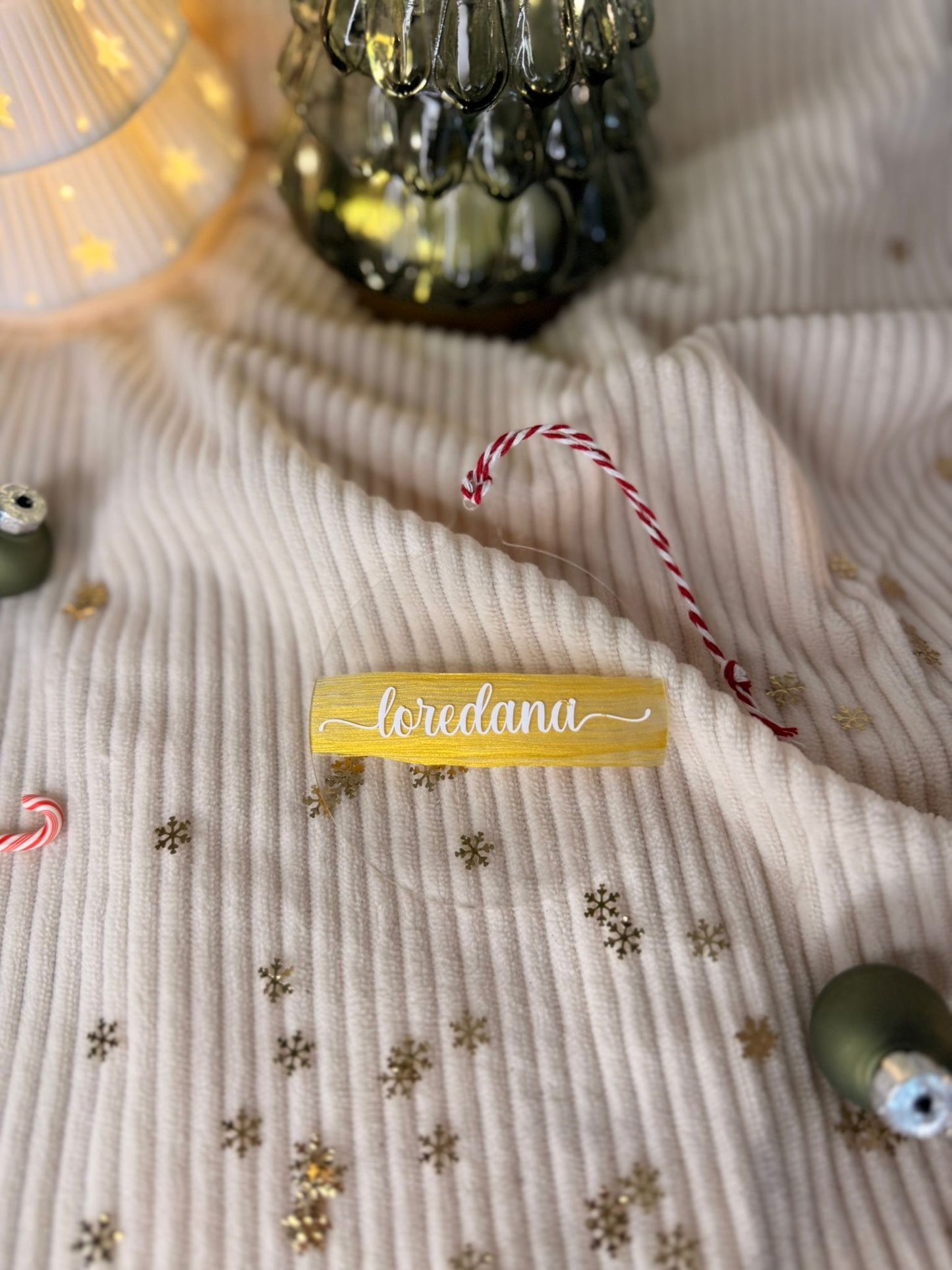 Boules de Noël personnalisées en acrylique