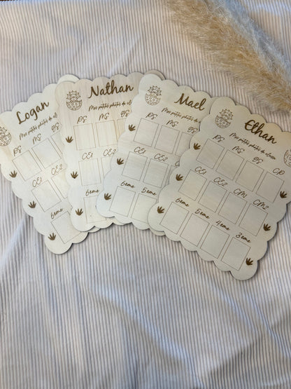 Panneau photos de classe personnalisé