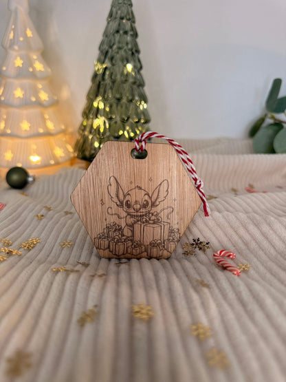 Boule de Noël " Stitch " personnalisable