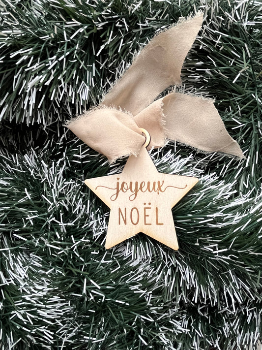 Boule de Noël « JOYEUX NOÊL » à personnaliser