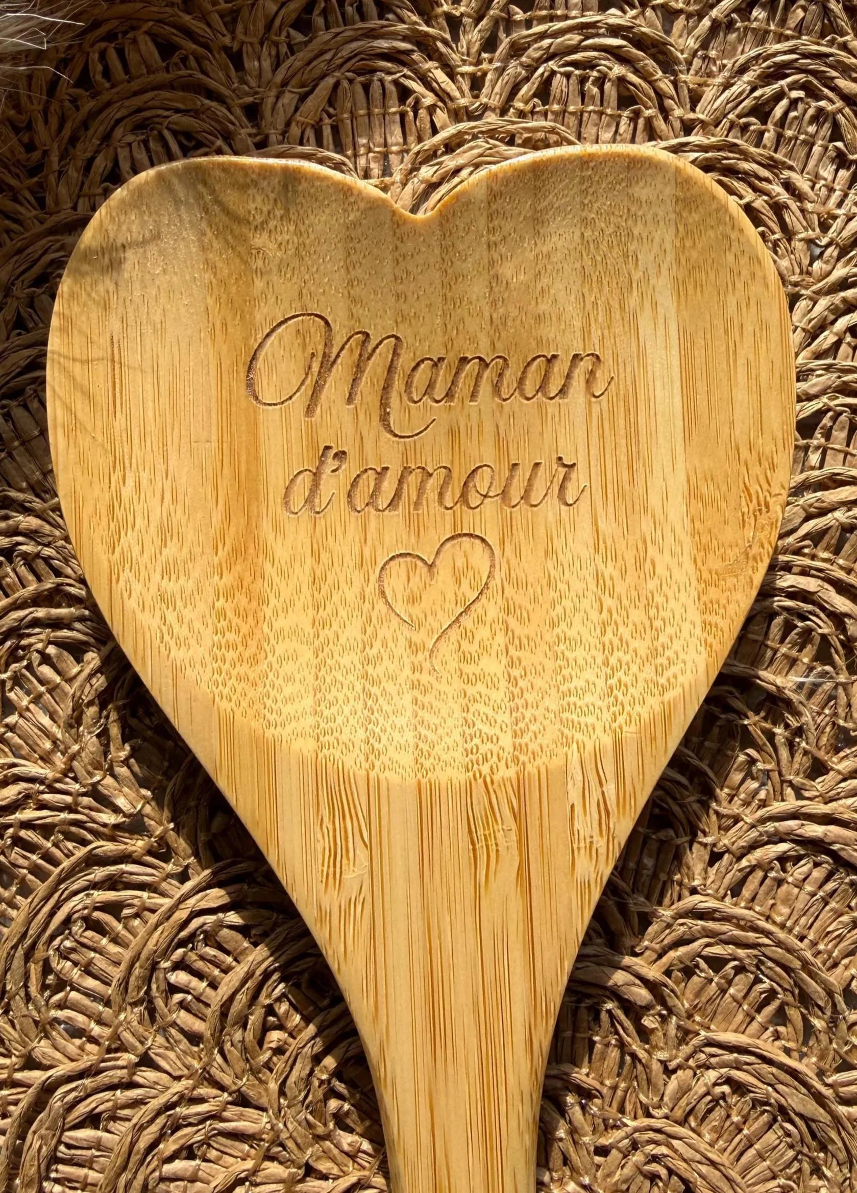 Cuillère en bois personnalisée