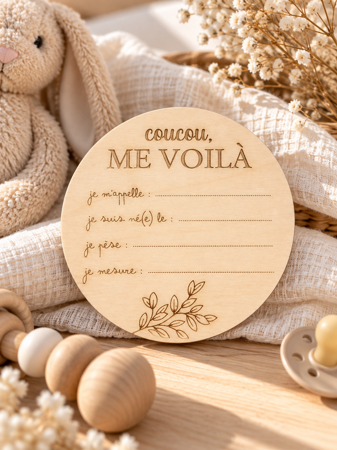Carte de bienvenue personnalisée