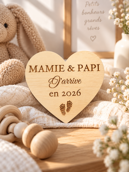 Carte de naissance personnalisée