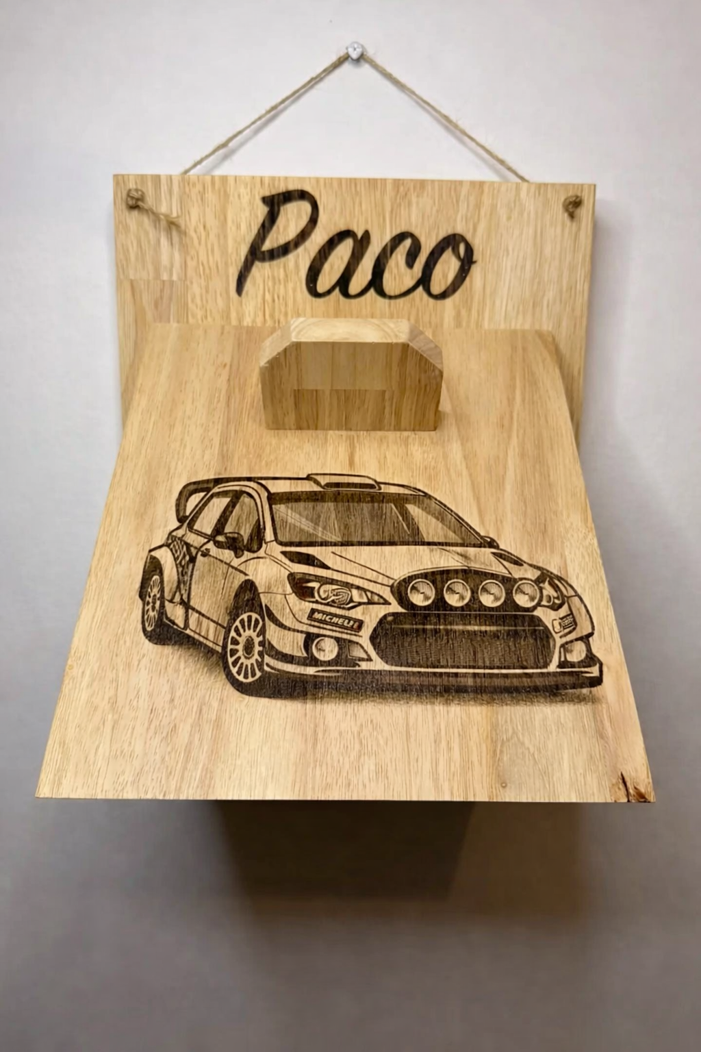 Support casque rallye personnalisé