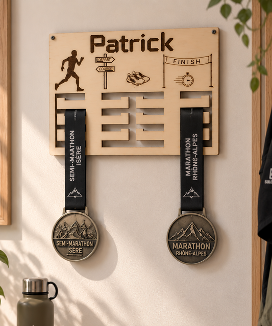 Support médaille de course personnalisé