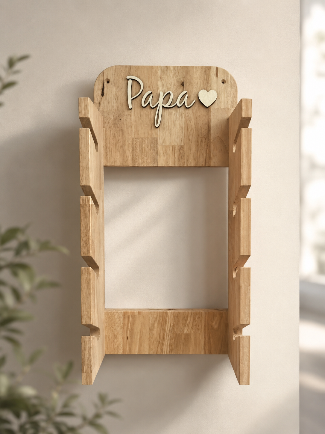 Support de casquette personnalisé en bois