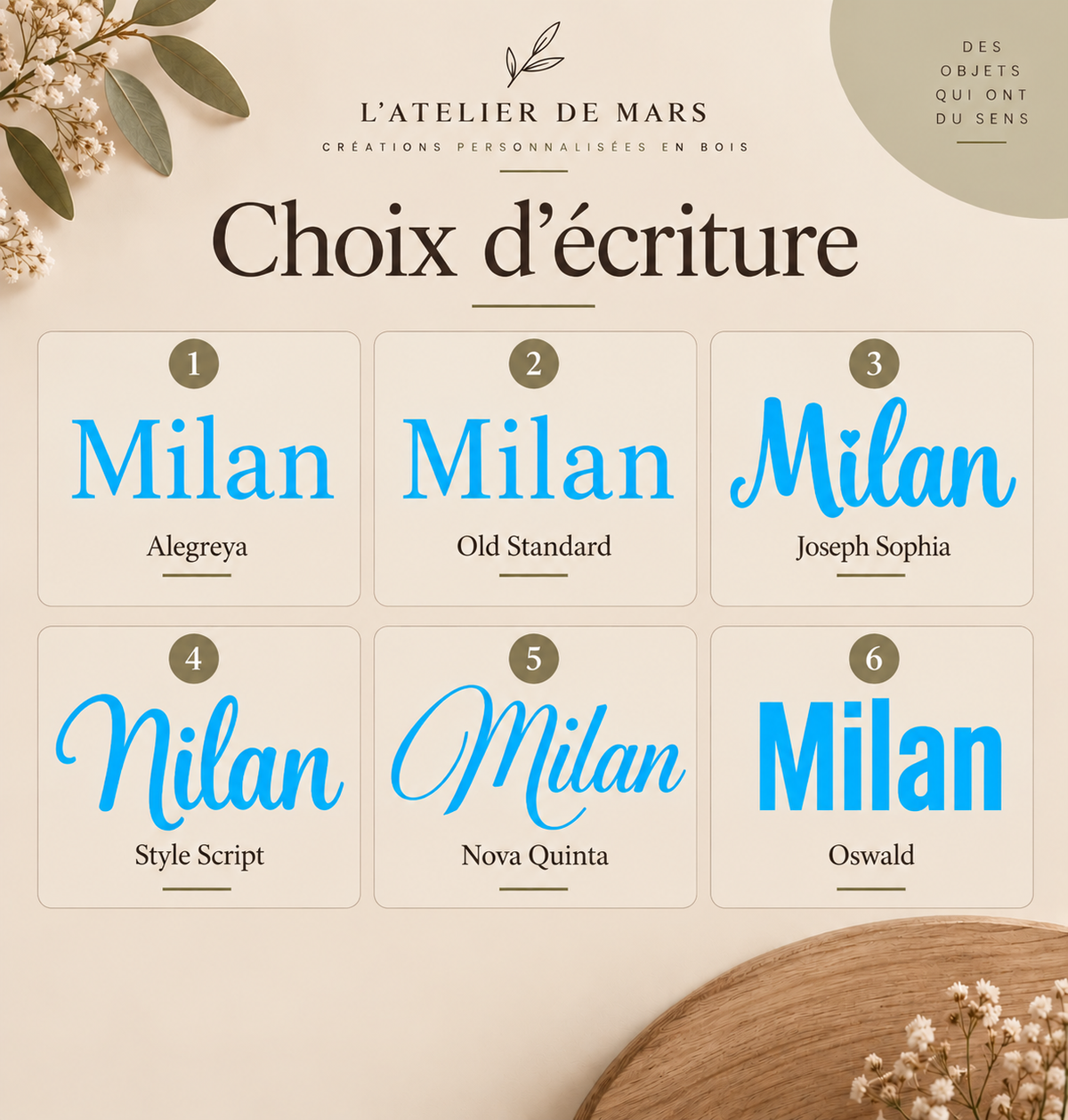 Support de médailles personnalisé en bois