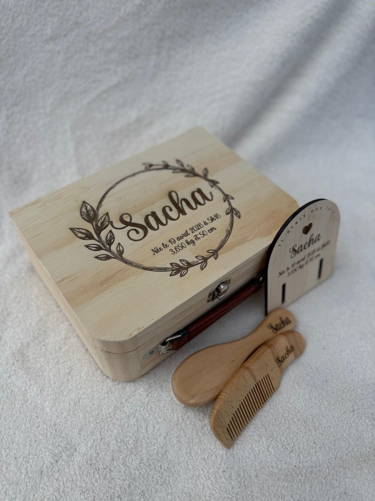 Coffret de naissance personnalisable