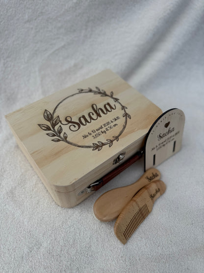 Coffret de naissance personnalisable