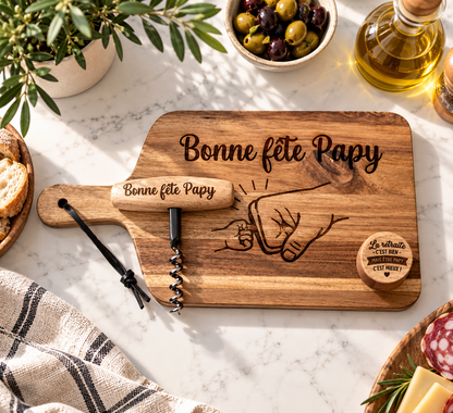Coffret fête des grands pères personnalisé