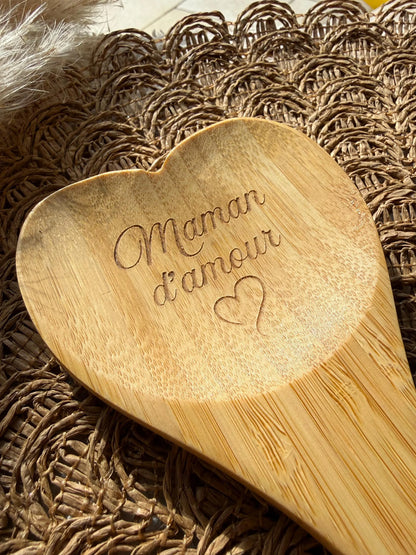 Cuillère en bois personnalisée