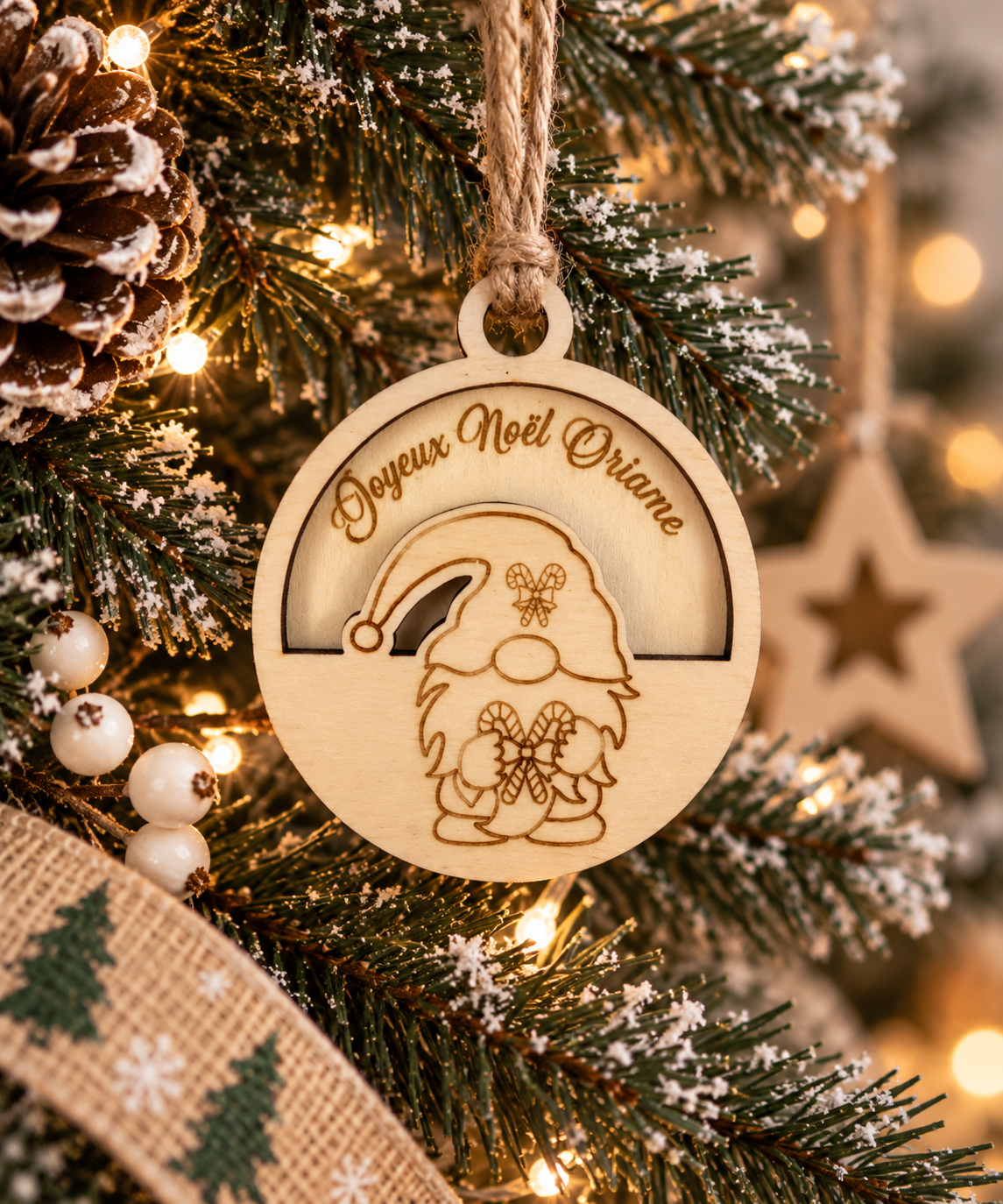 Décoration de Noël personalisée