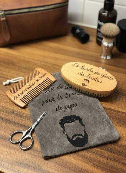 Coffret soin de la barbe personnalisé