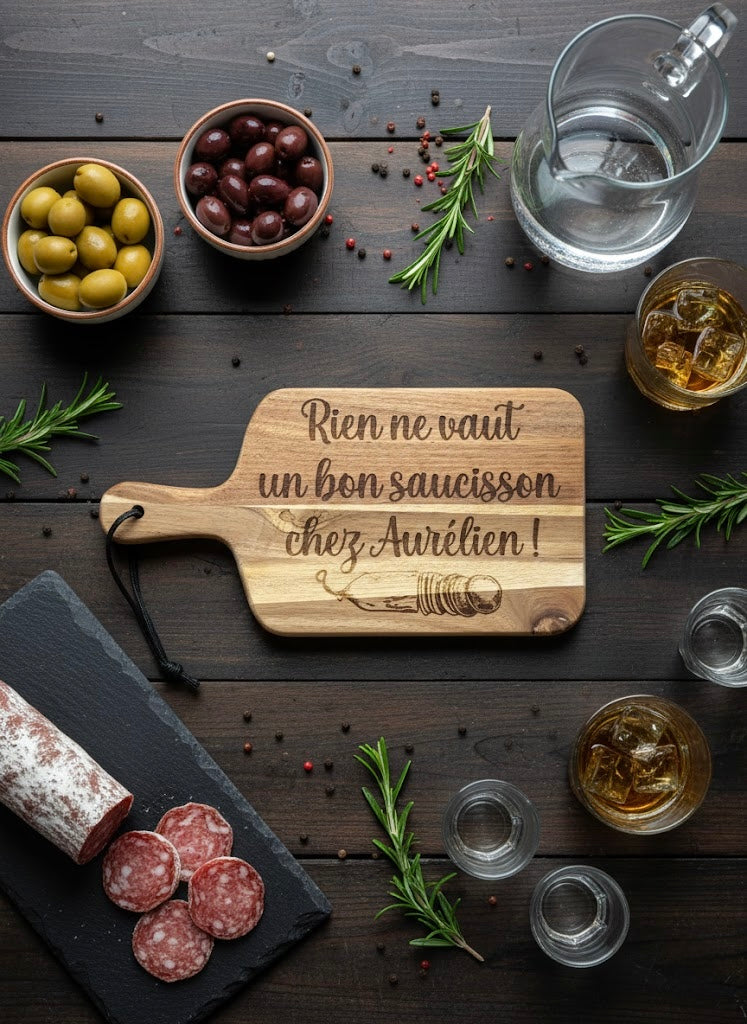 Petite planche à découper personnalisée