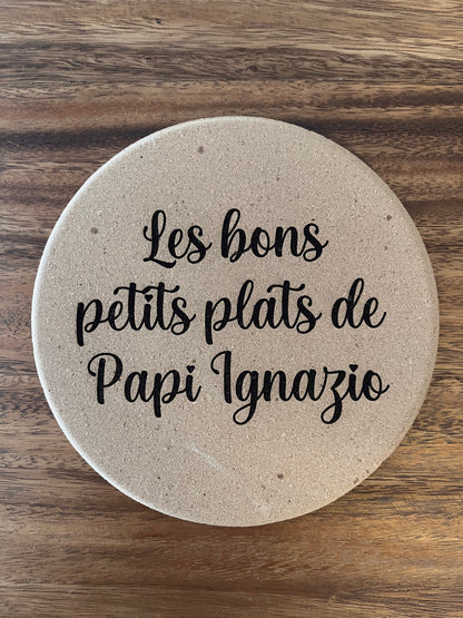 Dessous de plat personnalisé