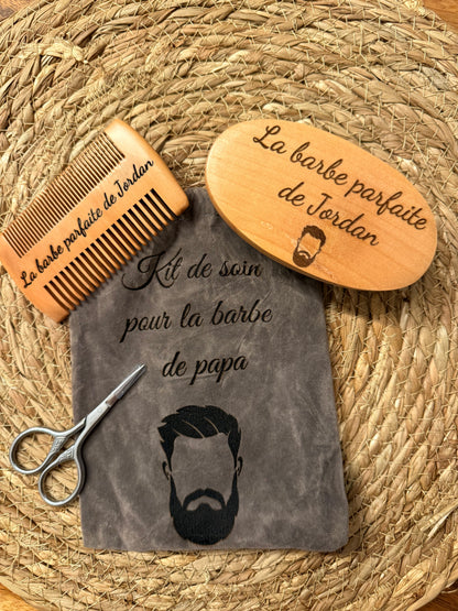 Coffret soin de la barbe personnalisé
