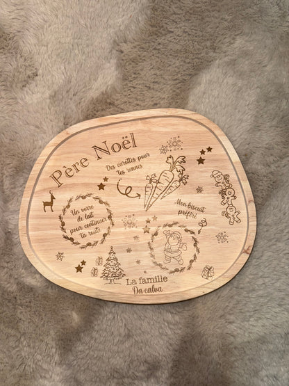 Plateau goûter du père Noël et ses rennes