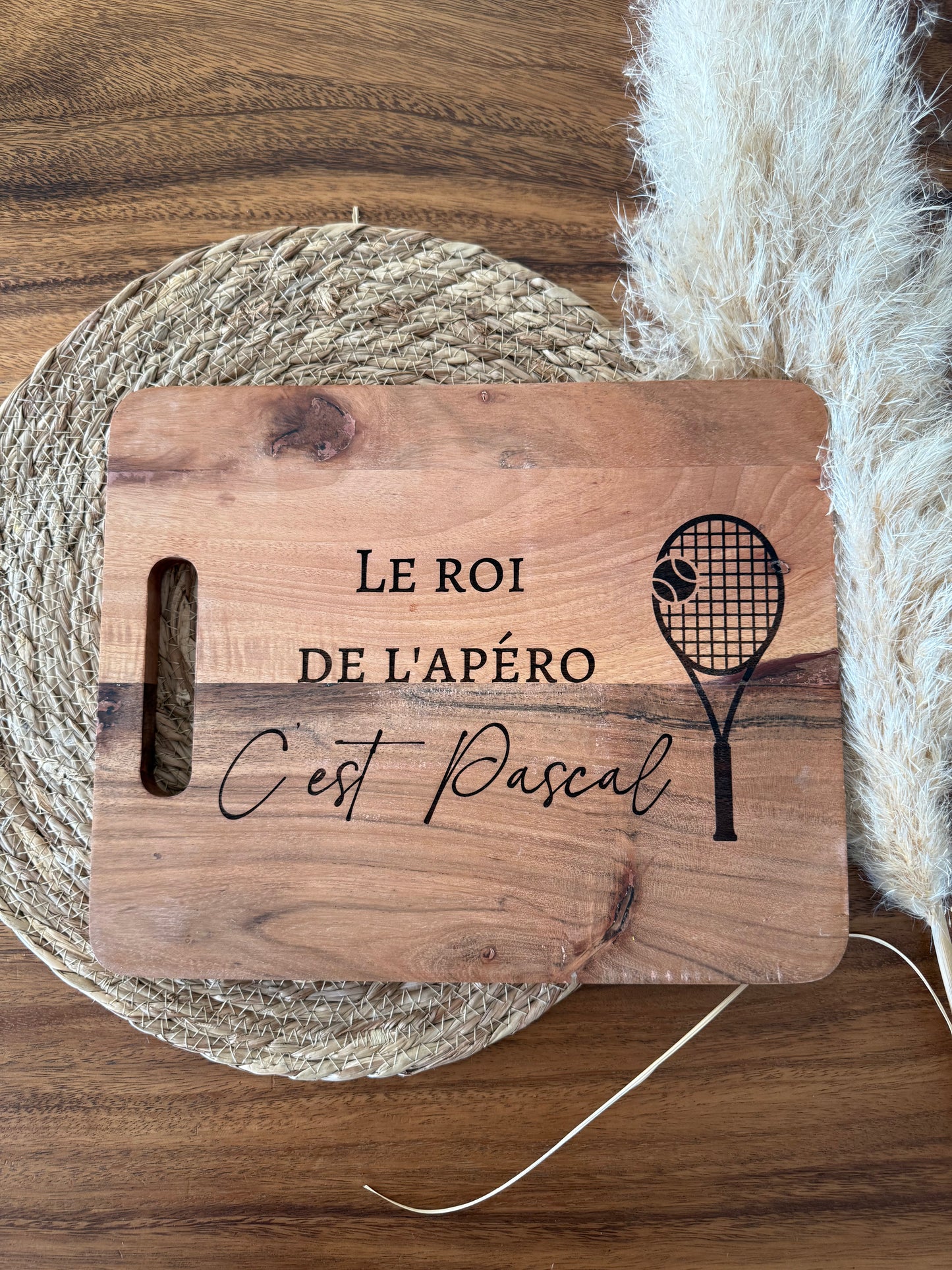 Planche à Découper personnalisée en Bois d'Acacia