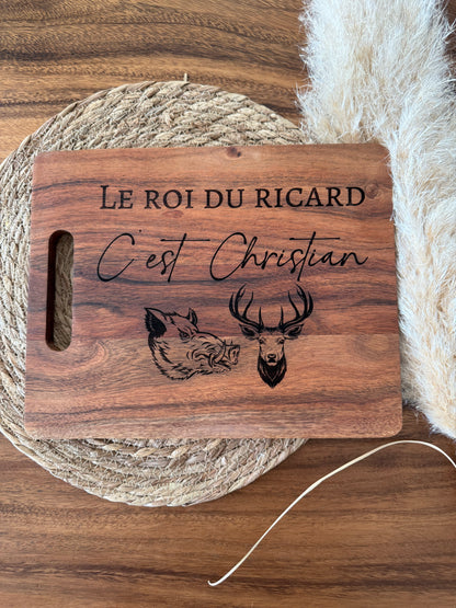 Planche à Découper personnalisée en Bois d'Acacia
