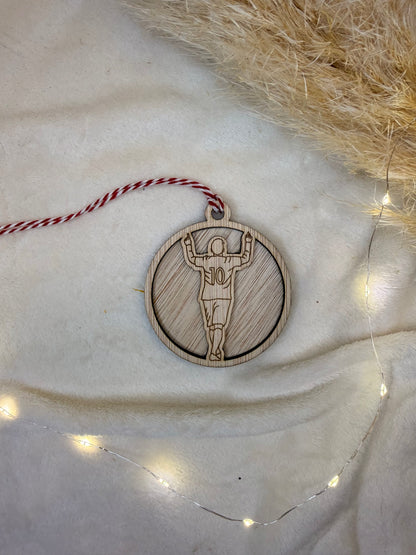 Boule de Noël « FOOT » à personnaliser