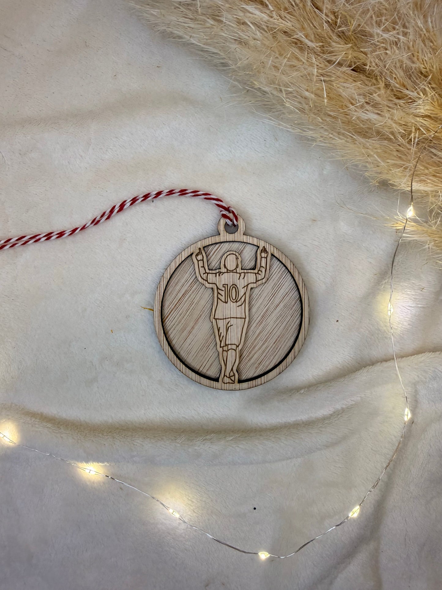 Boule de Noël « FOOT » à personnaliser