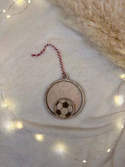 Boule de Noël « FOOT » à personnaliser