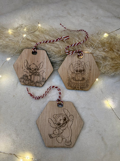 Boule de Noël " Stitch " à personnaliser