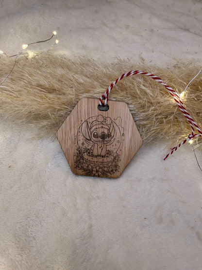 Boule de Noël " Stitch " à personnaliser