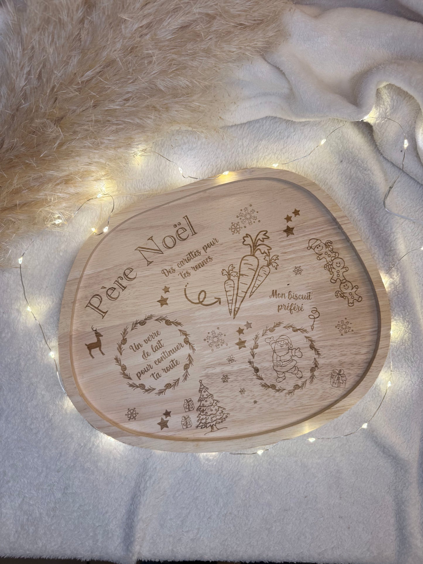 Plateau goûter du père Noël et ses rennes