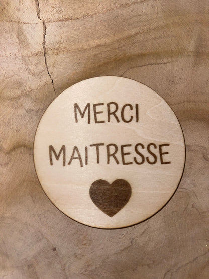 MAGNET MERCI MAITRESSE